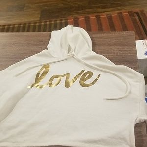 Crop top hoodie